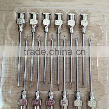 High Quality Veterinary Syringe Needles Stainless Steel Reusable Injection Needle