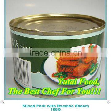 Tinned Sliced Pork with Bamboo Shoots Factory