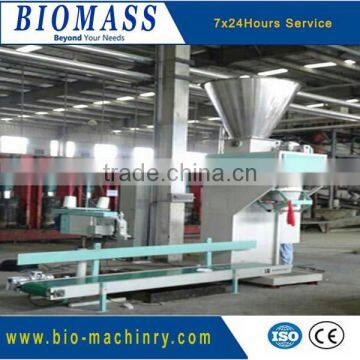 Packing machine for wood briquette