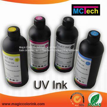 LED UV ink for Epson DX5/DX6/DX7, printing for hard & soft material