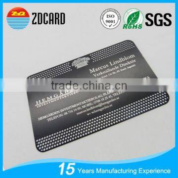 Customized Brush Finish Stainless Steel Business Card photo-6