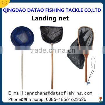 wooden monofilament fishing net / landing net