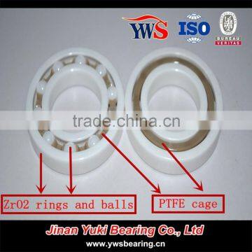 ZrO2 Si3N4 Hybrid 6204 ceramic bearing