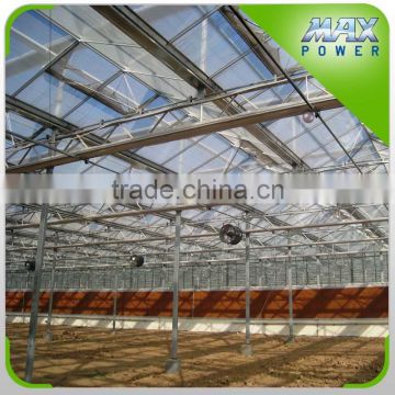 Eco Friendly Glass Greenhouse Structure And Spare Parts