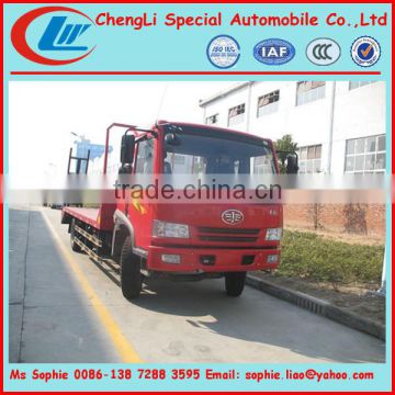 8-15T machine carrying trucks,excavator transport truck,flat back trucks