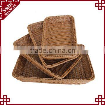 Woven Bread Basket / Plastic Food Basket photo-2