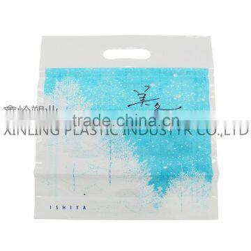 Supermarket Custom Biodegradable Transparent pe Ldpe Hdpe Packaging T-shirt Shopping Plastic Bag photo-3