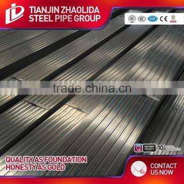 EN10219 Square Rectangular Galvanized Steel Pipe for Greenhouse With Price per Ton