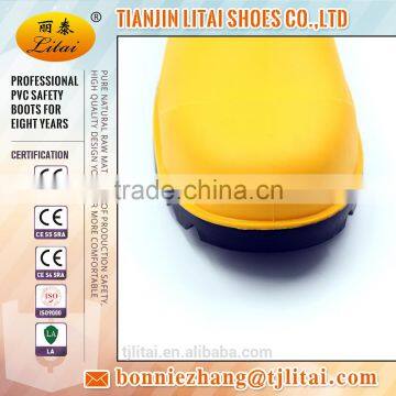 Yellow PVC Wellington Boots With Steel Toe,safety Rain Boots,rain Shoes photo-4