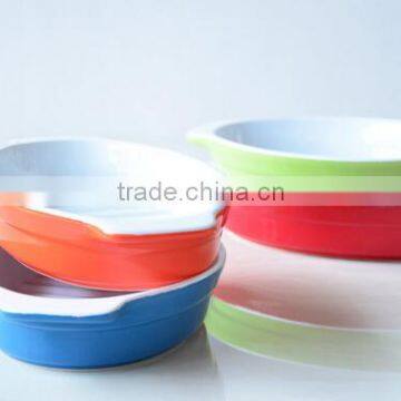 7''/9''/11'' Fish shape bakeware ceramic fish bakeware noodle ceramic tray fish shape bakeware set