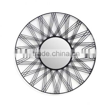 Decorative sun shaped Metal wall mirror