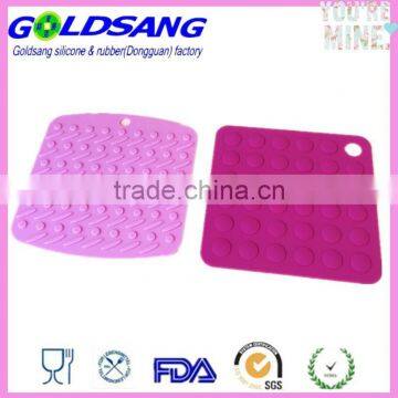 Round Shape With Lace of Silicone Cup Mat photo-5
