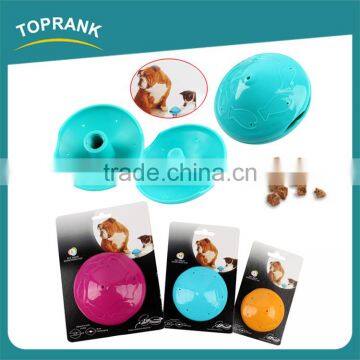 New Design PP Pet Treat Dispensing Leakage Food Toy Dog Feed Toys