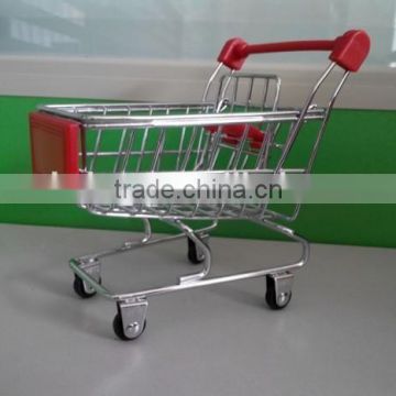 Red Metal Mini Shopping/Supermarket Cart