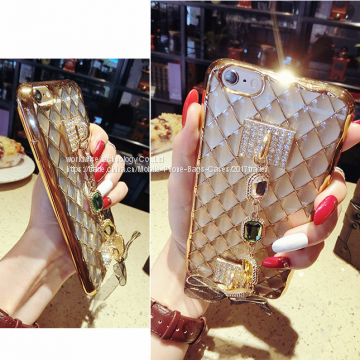 NEW Diamond Cell Phone Housing Shell Silicone Mobile Phone Cases for IPhone7/7Plus/6/6s/6plus/6splus Soft Tpu Cover Case photo-2