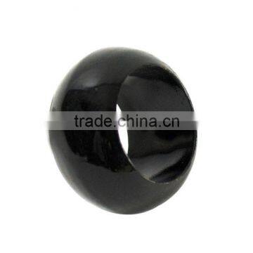 black wholesale napkin ring for weddings