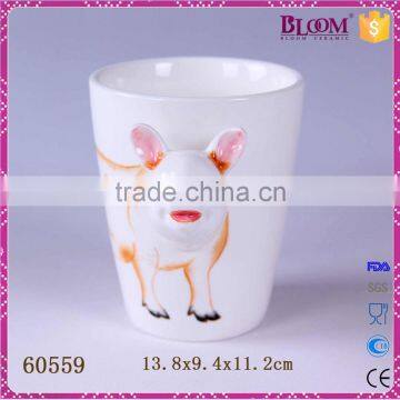 Cute Animal Pig Designs 3d Ceramic Coffee Mug photo-2