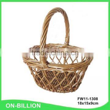 Handmade Decoration New Lovely Small Easter Wicker Basket photo-3