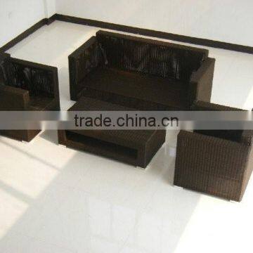 Durable PE Rattan Outdoor Furniture Aluminum Frame Sofa Set photo-2