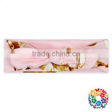 Baby Girls New Print Rabbit Ear Headband Knotted Headband Hair Accessories photo-6