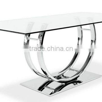 Modern Stainless Steel Coffee Table Base Wholesale Chrome Metal Table Legs FF-063 photo-6