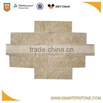 High quality beige limestone culture stone walling tiles