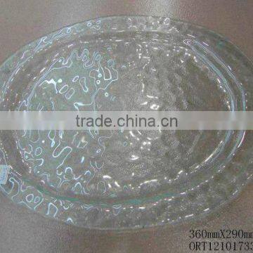 transparent hot melt glass plate