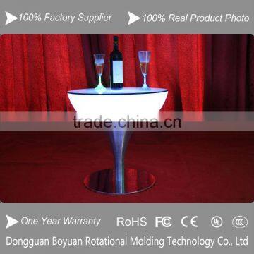 LED high top cocktail table for events and led illuminated cocktail table