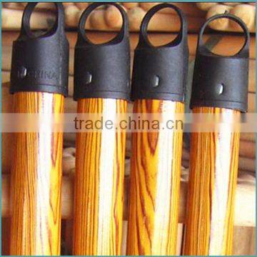 pvc coating plastic short cap broom handle wood