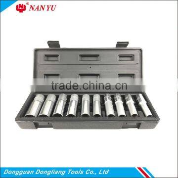 11PC 1/2DR 12PT Deep Socket Set Auto Tool