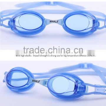 Coating lenses color and adult age customized brand swim goggles