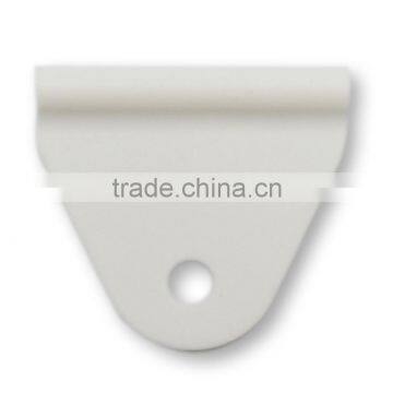1.5" Plastic Chafe, White, Chafe Tab for Bags or Travelware, Nylon Flat Chafe Tab for Bag Accessories photo-2