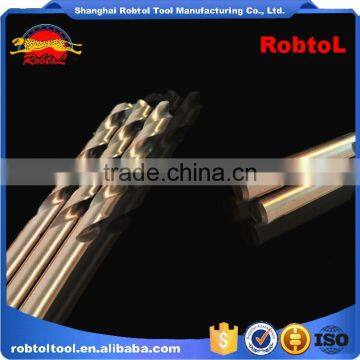 10mm Nano Titanium Coating Straight Shank Hss Twist Drill Bits Cobalt Fully Ground Bright Finish Drilling Metal Forged Alloy photo-5