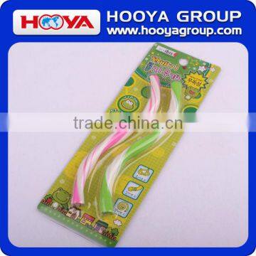 ST32119 Strip-type of S Shaped Erasers Colorful Twisted Eraser photo-2