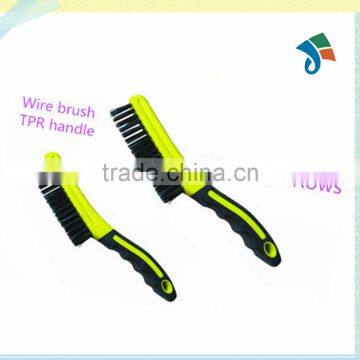 Nylon Hair Mini Brush PP+TPR Handle Wire Brush photo-2