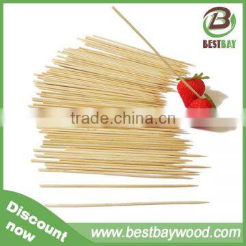 2.0mm to 4.0mm Diameter Bamboo Skewer Barbecue Round Bamboo Sticks photo-3
