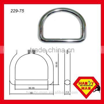 226 Stamped Bent Steel With Bar D-Ring photo-3