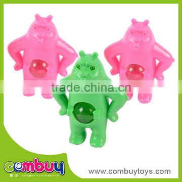 Hot sale cheap small bulk set plastic bear toy glass marbles