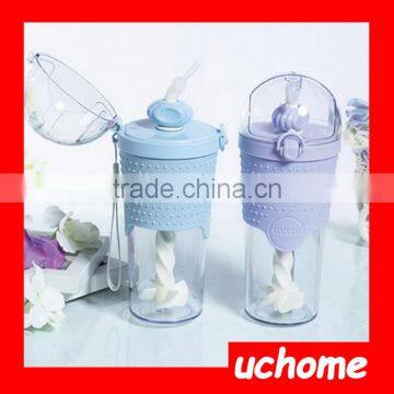 UCHOME New Arrival Creative Plastic Sports Water Bottle Stirring Plastic Bottle photo-3