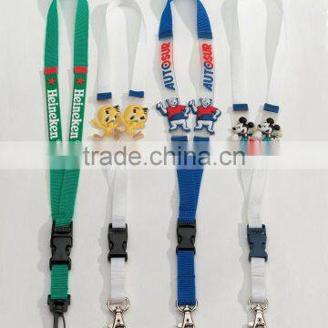 fashion lanyard with soft pvc