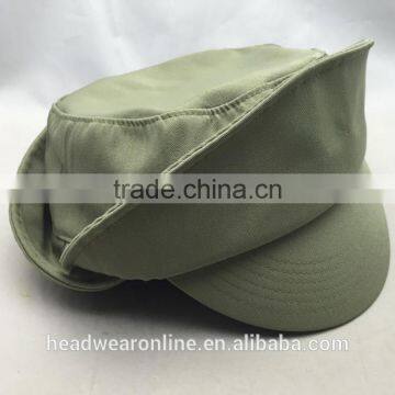 Customize 100% Cotton Military Caps and Stewardess Cap with Dongguan Factory