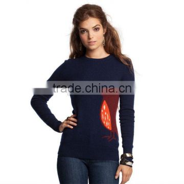 intarsia cashmere sweater