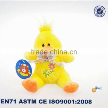 Easer toys plush yellow duck toy from china