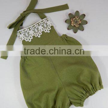 Latest Design Newborn Baby Clothes 2017 Hot Sale Cotton Kid Bodysuit Lace OEM Service Clothing Summer Baby Romper