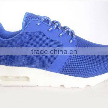 Blue Upper Specialized White Outsole Air Cushion Men Running Shoe Oem photo-2