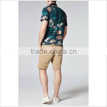 Custom Design Cotton Shorts Wholesale Mens Khaki Chino Shorts photo-2