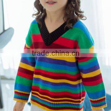 Zm35787a 2017 Winter Girls Knitted Sweater New Design Children Tops photo-2