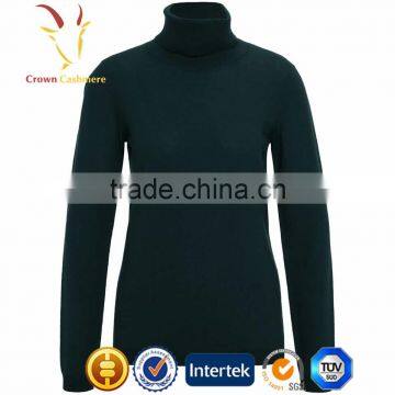 Women Winter Turtle Neck Long Sleeve Pullover Sweater photo-3