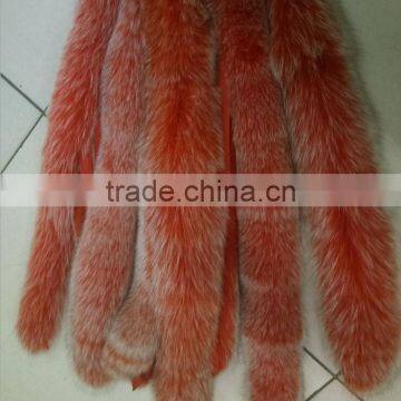 BBG-H-20 Customized Size Real Fox Fur Trim Trimming for Pashmina and Cape photo-3