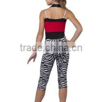 2016 Red Sequin Swirl Catsuit Plus Zebra Unitard photo-2